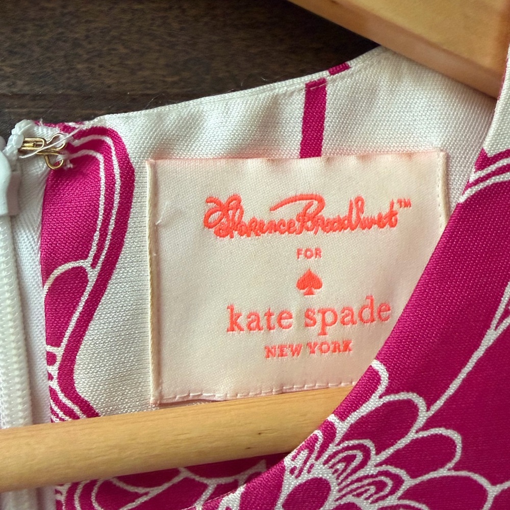 Kate Spade x Florence Broadhurst Pink and White Floral Dress - Picture 3 of 5